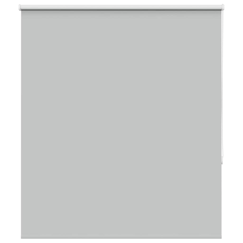 Roller Blind Blackout Light Grey 120x175 cm Fabric Width 116.6 cm Polyester