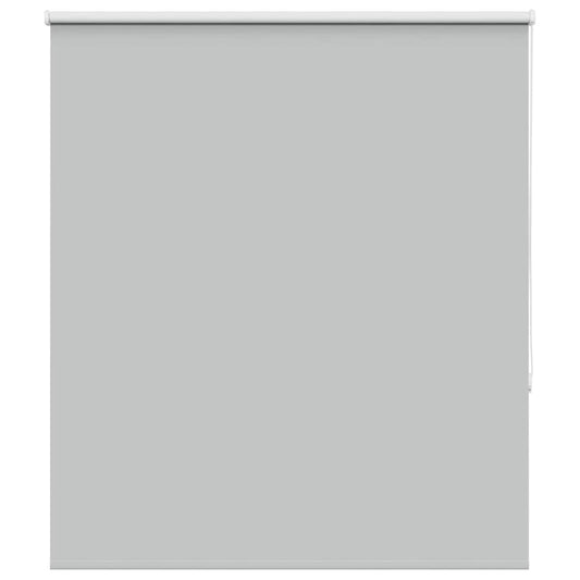 Roller Blind Blackout Light Grey 120x175 cm Fabric Width 116.6 cm Polyester