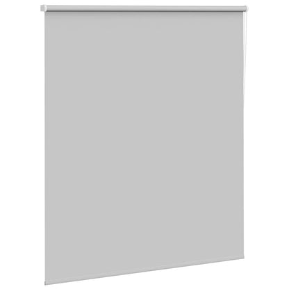 Roller Blind Blackout Light Grey 120x175 cm Fabric Width 116.6 cm Polyester