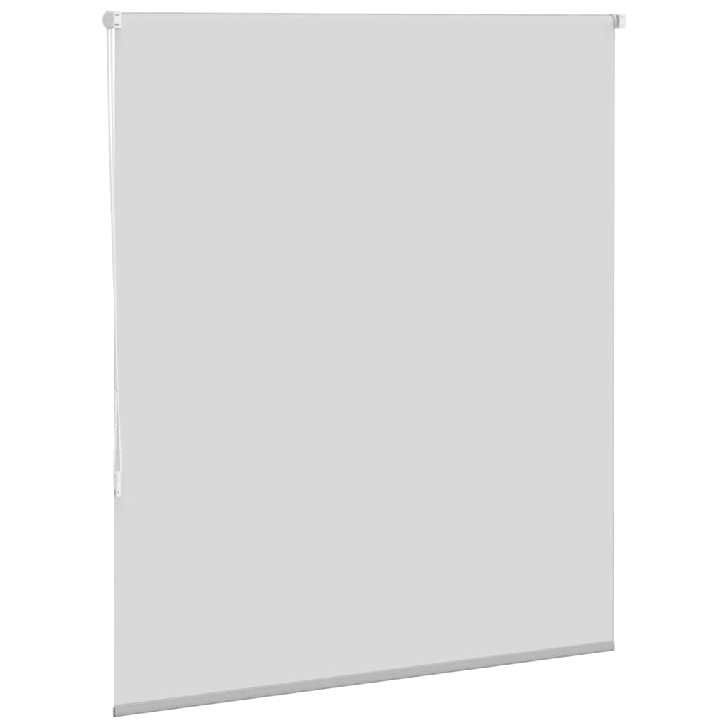 Roller Blind Blackout Light Grey 120x175 cm Fabric Width 116.6 cm Polyester