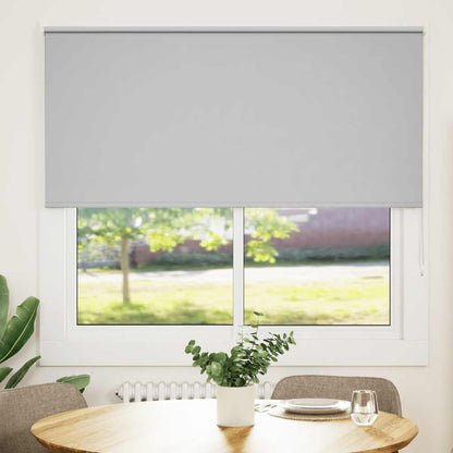 Roller Blind Blackout Light Grey 165x175 cm Fabric Width 161.6 cm Polyester