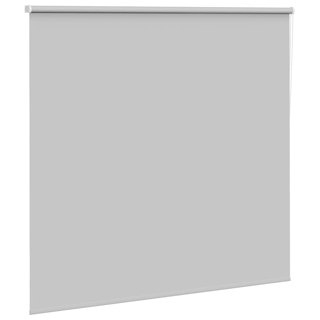 Roller Blind Blackout Light Grey 165x175 cm Fabric Width 161.6 cm Polyester