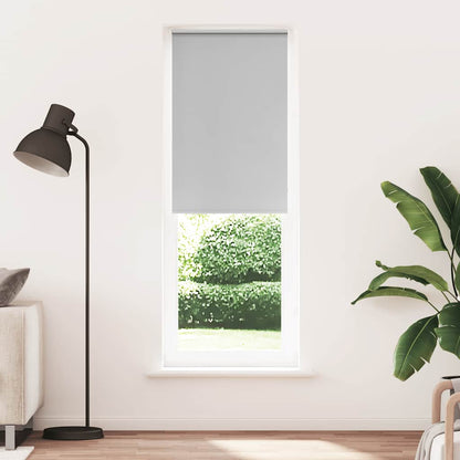 Roller Blind Blackout Light Grey 65x210 cm Fabric Width 60.7 cm Polyester