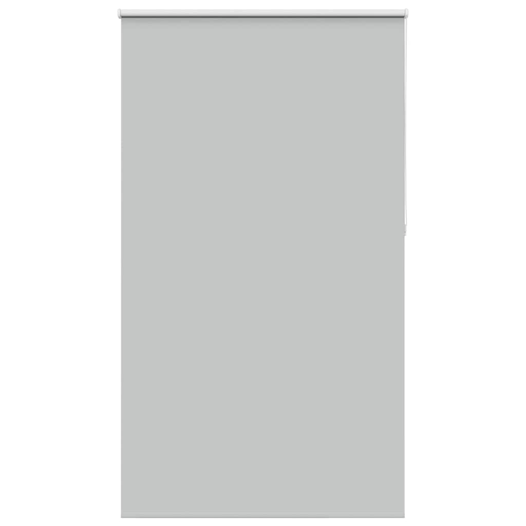 Roller Blind Blackout Light Grey 120x210 cm Fabric Width 116.6 cm Polyester