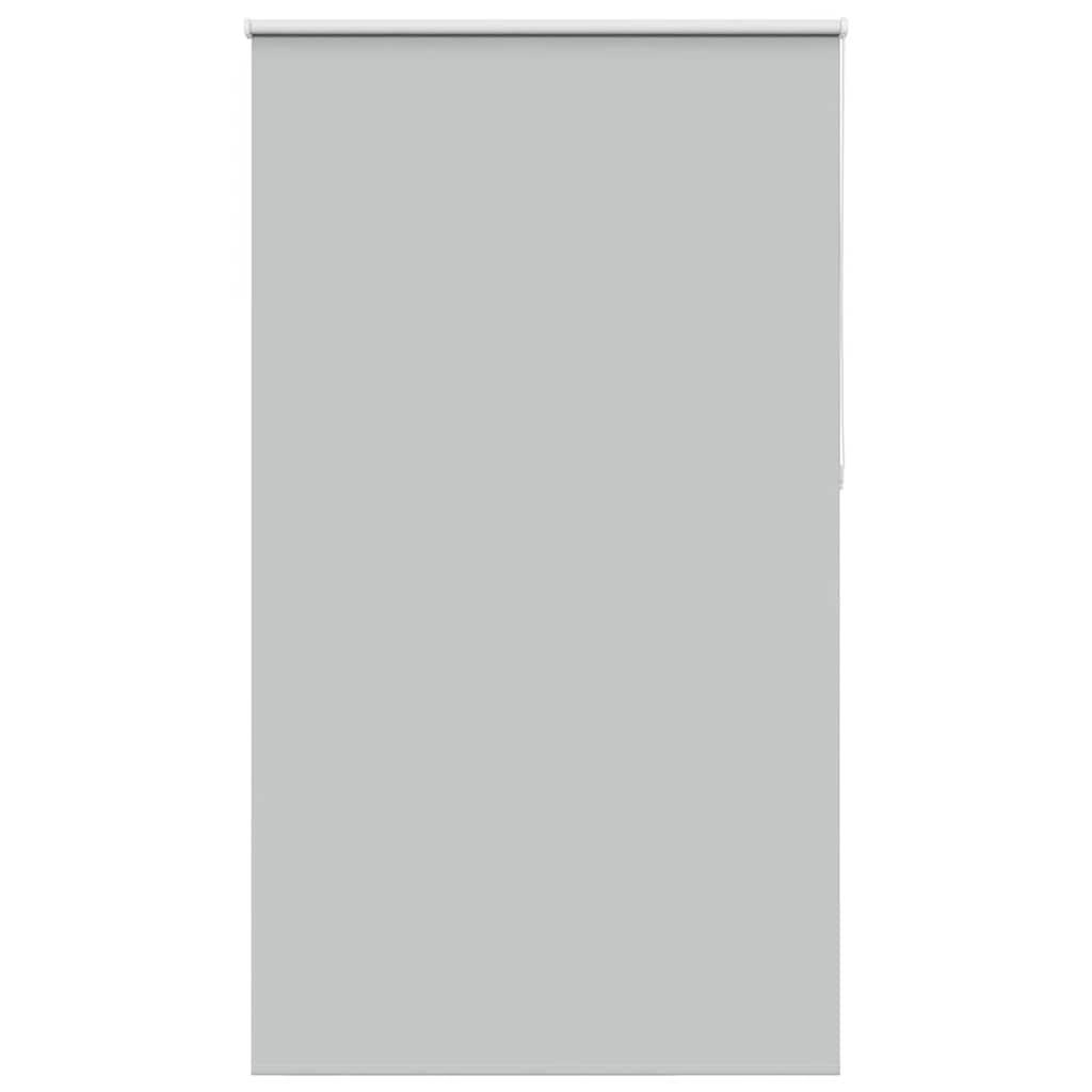 Roller Blind Blackout Light Grey 140x210 cm Fabric Width 136.6 cm Polyester