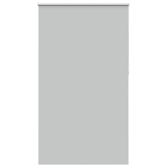 Roller Blind Blackout Light Grey 140x210 cm Fabric Width 136.6 cm Polyester