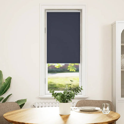 Roller Blind Blackout Marine 45x130 cm Fabric Width 40.7 cm Polyester