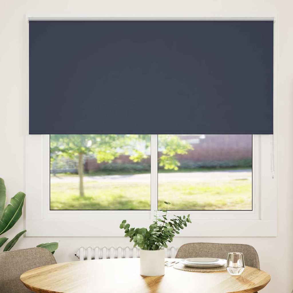 Roller Blind Blackout Marine 155x175 cm Fabric Width 151.6 cm Polyester