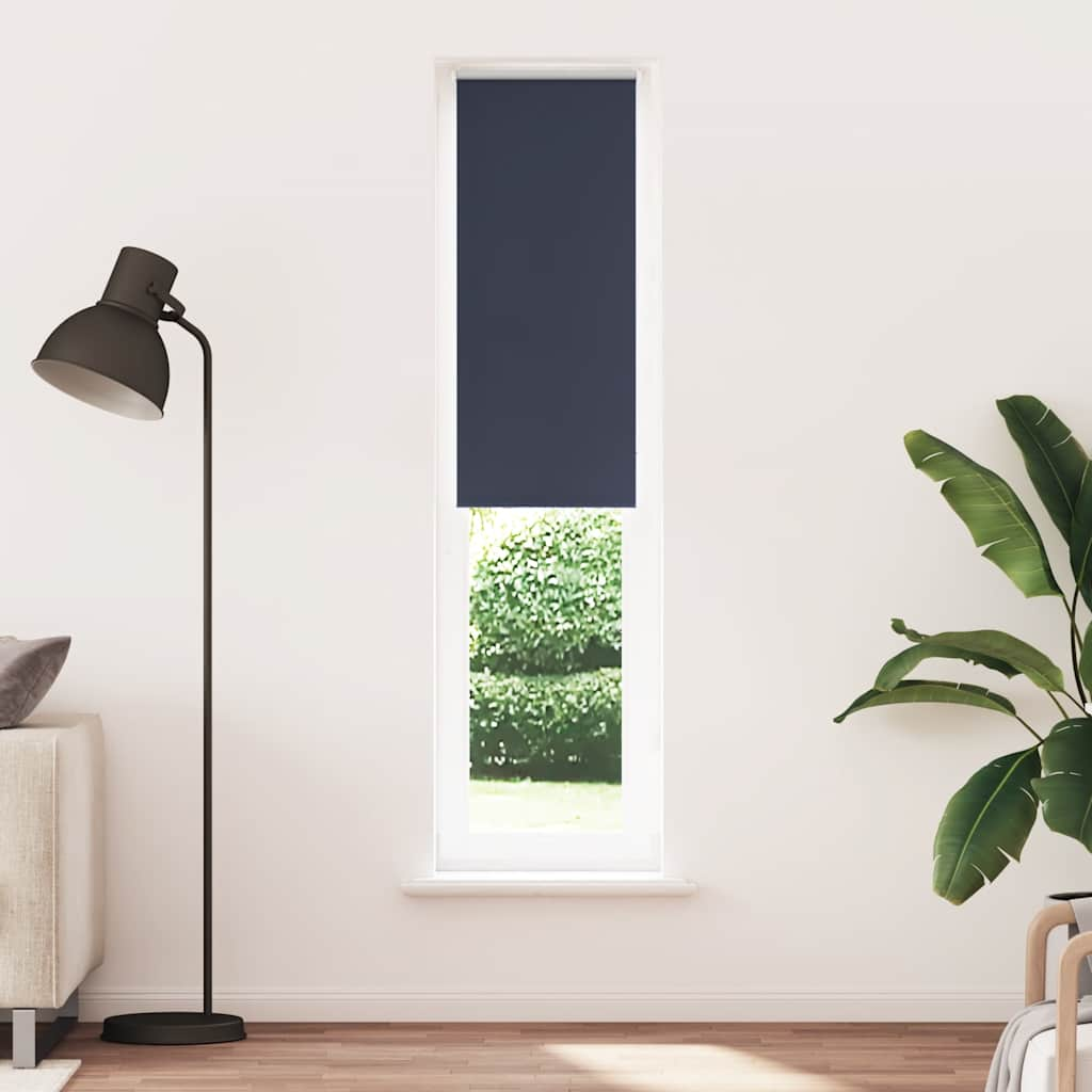 Roller Blind Blackout Marine 40x210 cm Fabric Width 35.7 cm Polyester