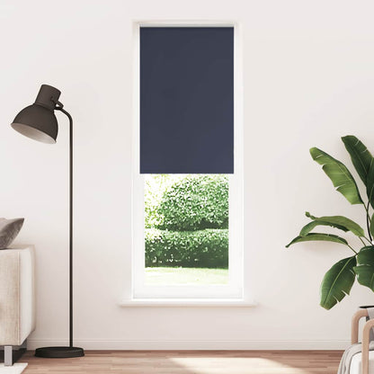 Roller Blind Blackout Marine 85x210 cm Fabric Width 80.7 cm Polyester