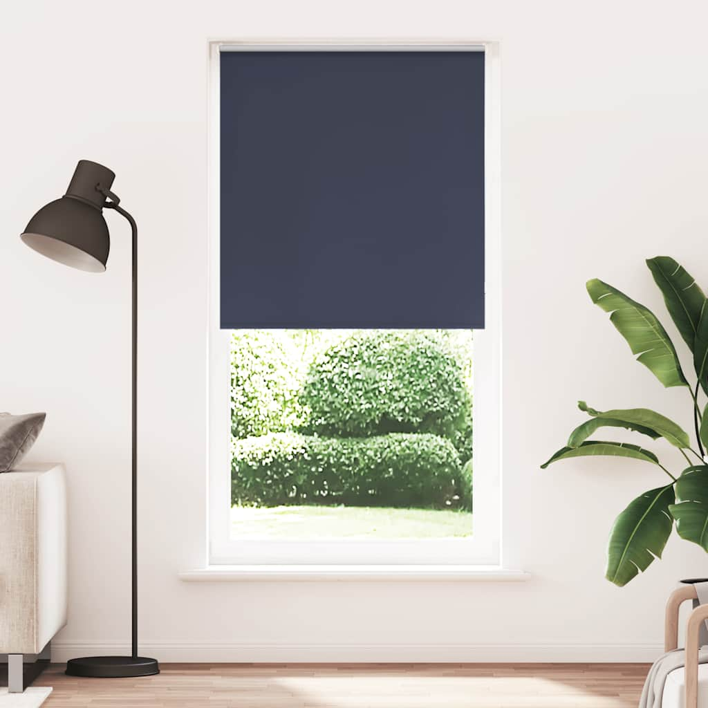 Roller Blind Blackout Marine 90x210 cm Fabric Width 85.7 cm Polyester