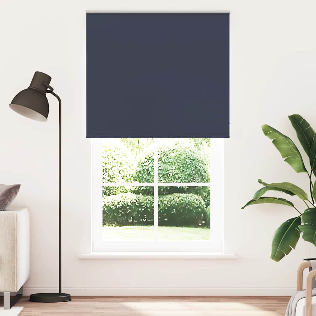 Roller Blind Blackout Marine 120x210 cm Fabric Width 116.6 cm Polyester