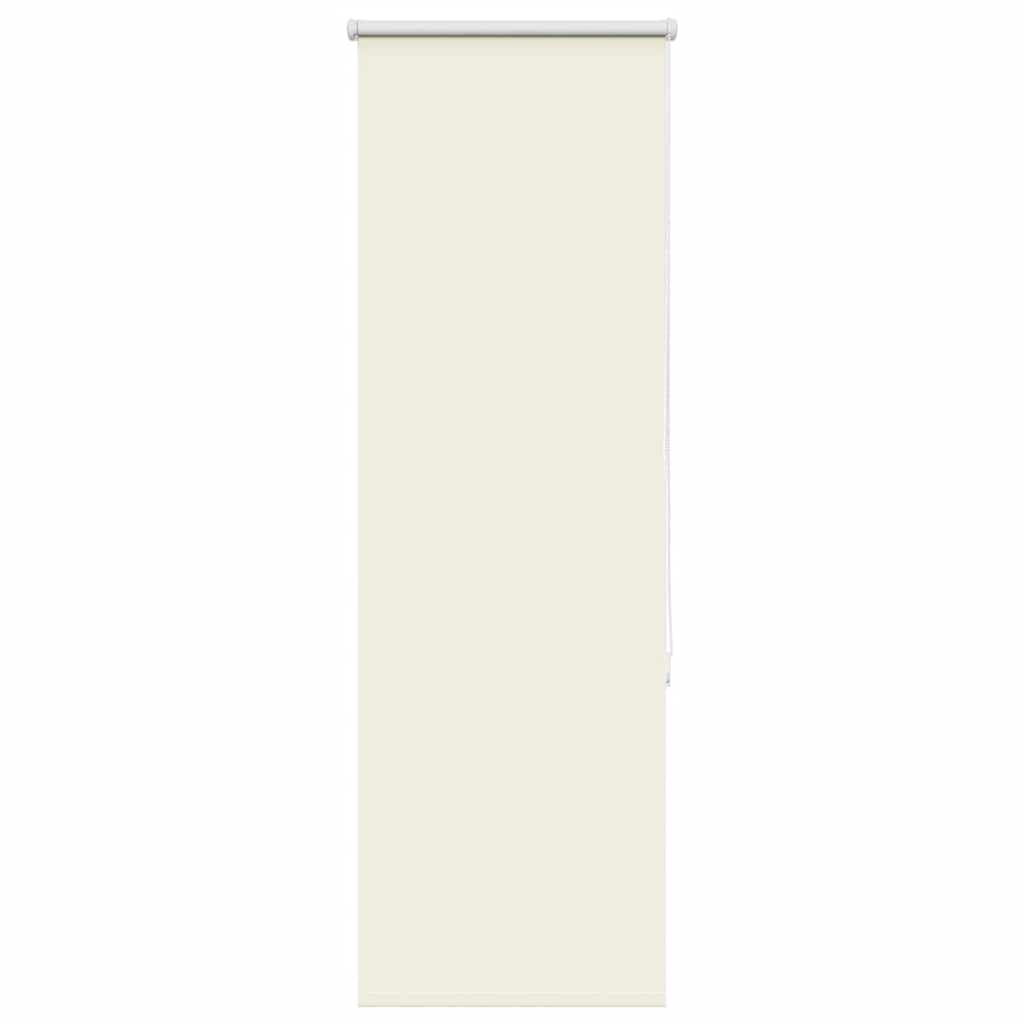 Roller Blind Blackout Off White 40x130 cm Fabric Width 35.7 cm Polyester