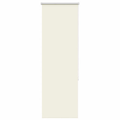 Roller Blind Blackout Off White 40x130 cm Fabric Width 35.7 cm Polyester