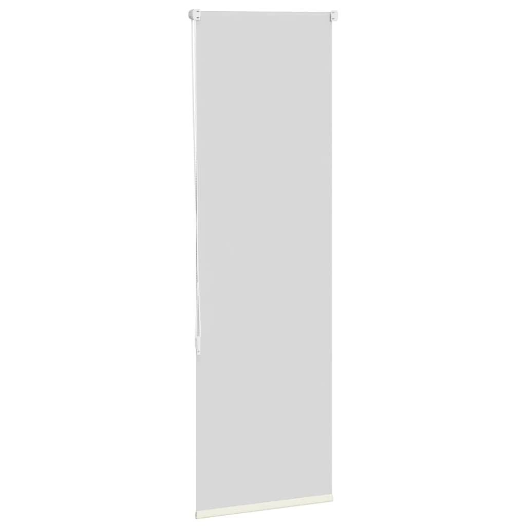 Roller Blind Blackout Off White 40x130 cm Fabric Width 35.7 cm Polyester