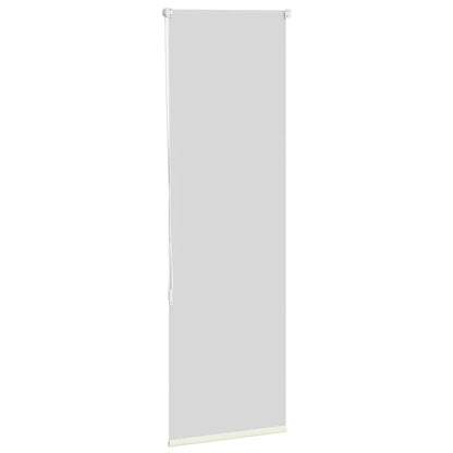 Roller Blind Blackout Off White 40x130 cm Fabric Width 35.7 cm Polyester