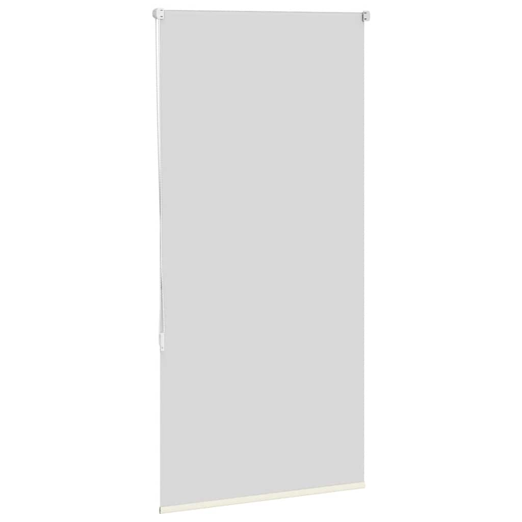 Roller Blind Blackout Off White 85x130 cm Fabric Width 80.7 cm Polyester