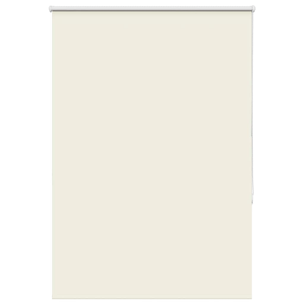 Roller Blind Blackout Off White 110x130 cm Fabric Width 105.7 cm Polyester