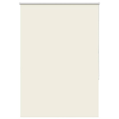 Roller Blind Blackout Off White 110x130 cm Fabric Width 105.7 cm Polyester