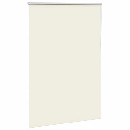 Roller Blind Blackout Off White 110x130 cm Fabric Width 105.7 cm Polyester