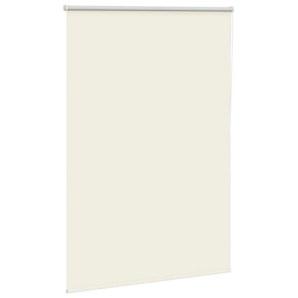 Roller Blind Blackout Off White 115x130 cm Fabric Width 110.7 cm Polyester