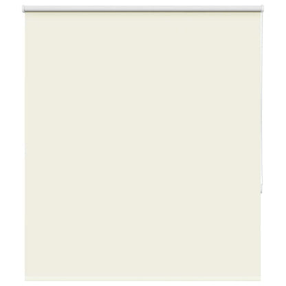 Roller Blind Blackout Off White 120x130 cm Fabric Width 116.6 cm Polyester