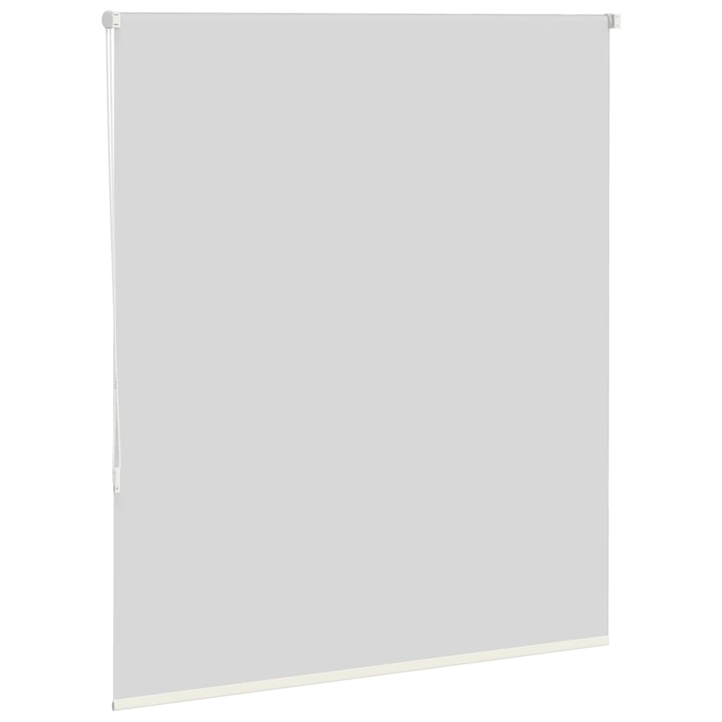 Roller Blind Blackout Off White 120x130 cm Fabric Width 116.6 cm Polyester