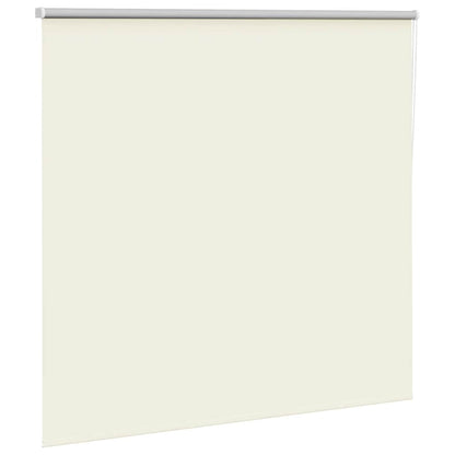 Roller Blind Blackout Off White 145x130 cm Fabric Width 141.6 cm Polyester