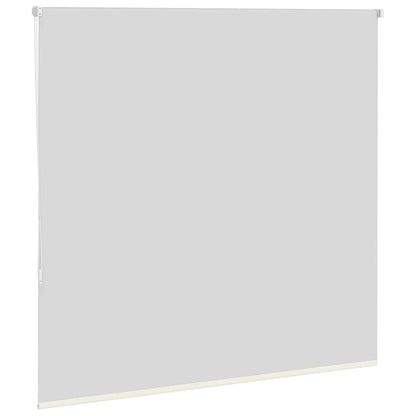 Roller Blind Blackout Off White 145x130 cm Fabric Width 141.6 cm Polyester