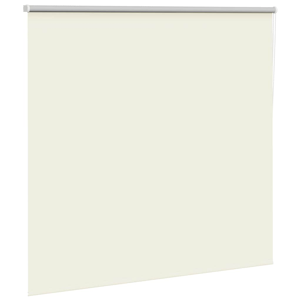 Roller Blind Blackout Off White 155x130 cm Fabric Width 151.6 cm Polyester