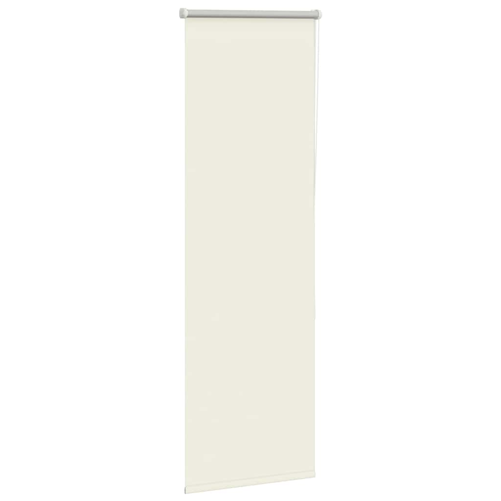 Roller Blind Blackout Off White 40x150 cm Fabric Width 35.7 cm Polyester