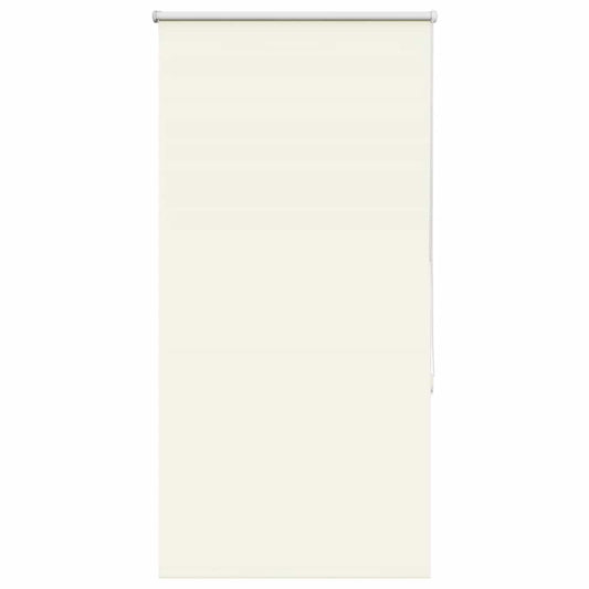 Roller Blind Blackout Off White 85x150 cm Fabric Width 80.7 cm Polyester