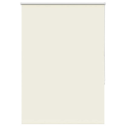 Roller Blind Blackout Off White 100x150 cm Fabric Width 95.7 cm Polyester