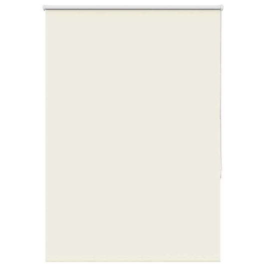 Roller Blind Blackout Off White 100x150 cm Fabric Width 95.7 cm Polyester