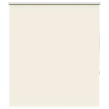 Roller Blind Blackout Off White 120x150 cm Fabric Width 116.6 cm Polyester