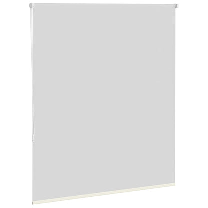 Roller Blind Blackout Off White 120x150 cm Fabric Width 116.6 cm Polyester