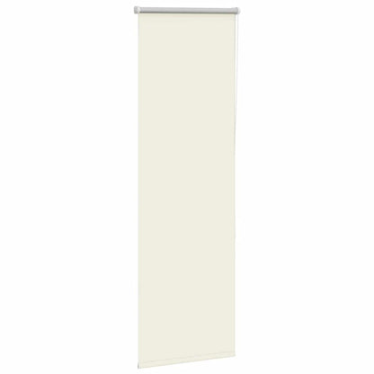 Roller Blind Blackout Off White 45x175 cm Fabric Width 40.7 cm Polyester