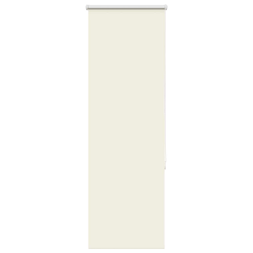 Roller Blind Blackout Off White 50x175 cm Fabric Width 45.7 cm Polyester