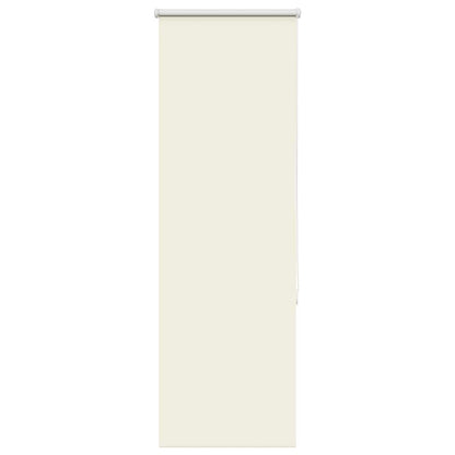 Roller Blind Blackout Off White 50x175 cm Fabric Width 45.7 cm Polyester