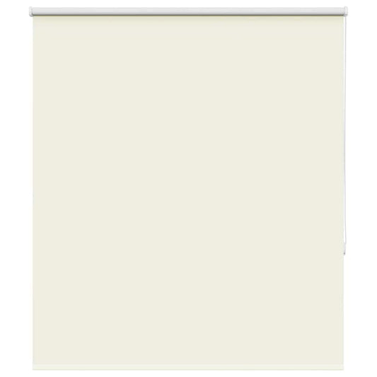 Roller Blind Blackout Off White 130x175 cm Fabric Width 126.6 cm Polyester