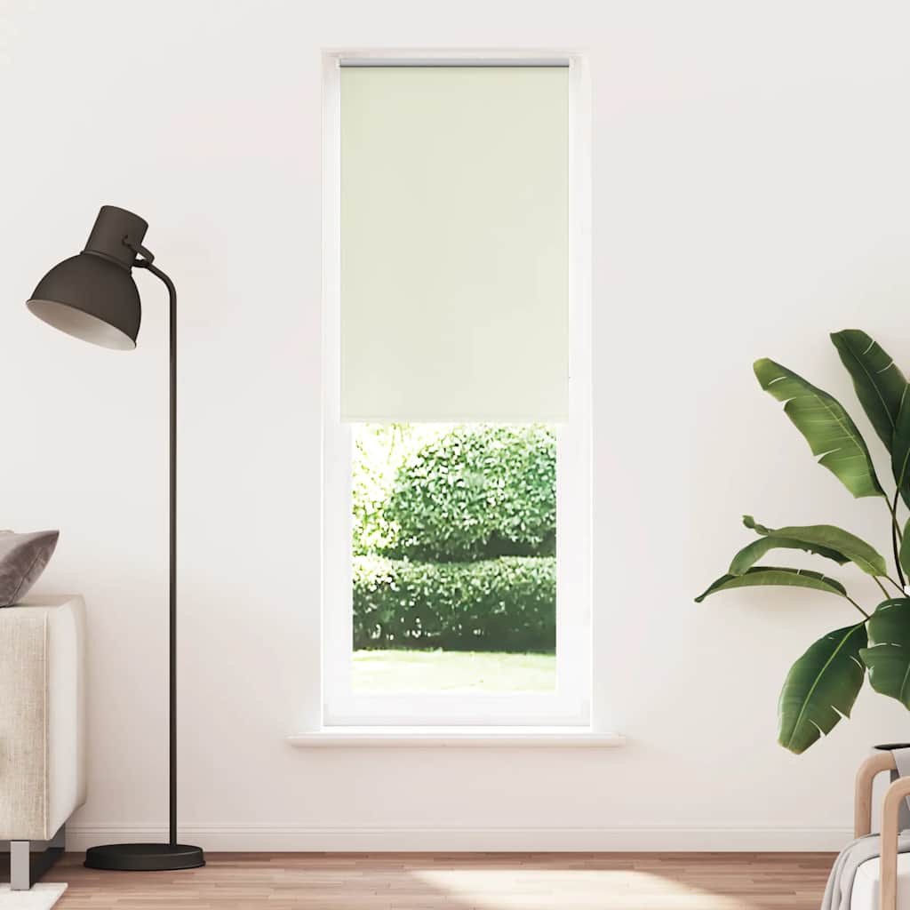 Roller Blind Blackout Off White 70x210 cm Fabric Width 65.7 cm Polyester