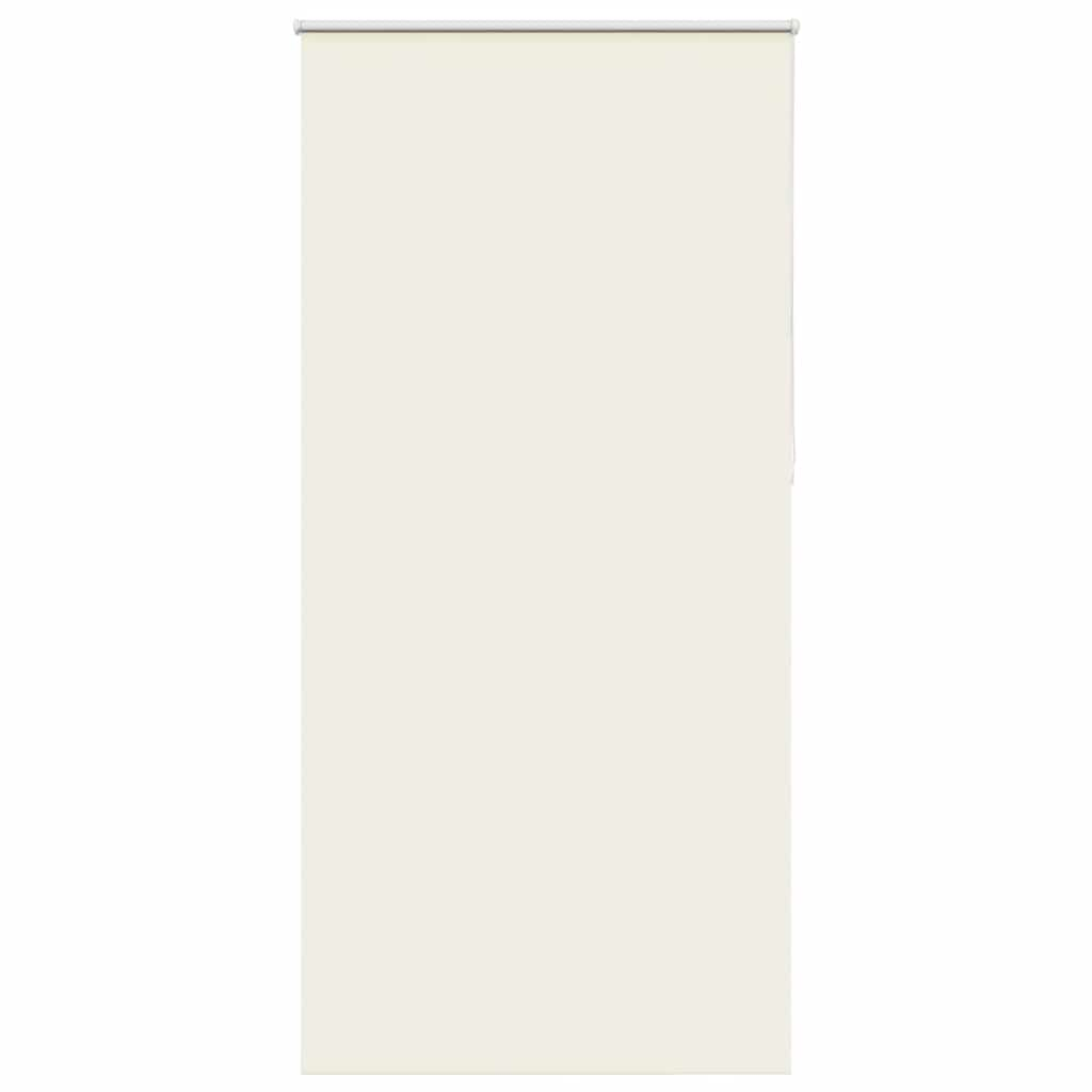 Roller Blind Blackout Off White 100x210 cm Fabric Width 95.7 cm Polyester