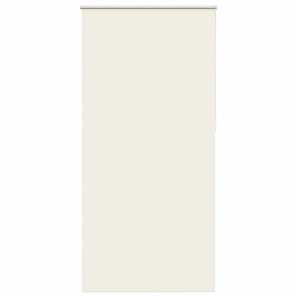 Roller Blind Blackout Off White 100x210 cm Fabric Width 95.7 cm Polyester