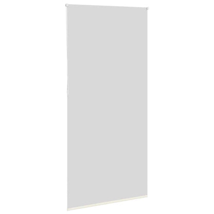 Roller Blind Blackout Off White 100x210 cm Fabric Width 95.7 cm Polyester