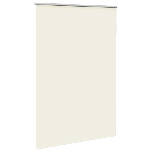 Roller Blind Blackout Off White 150x210 cm Fabric Width 146.6 cm Polyester