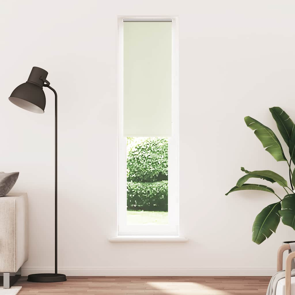 Roller Blind Blackout Off White 55x230 cm Fabric Width 50.7 cm Polyester