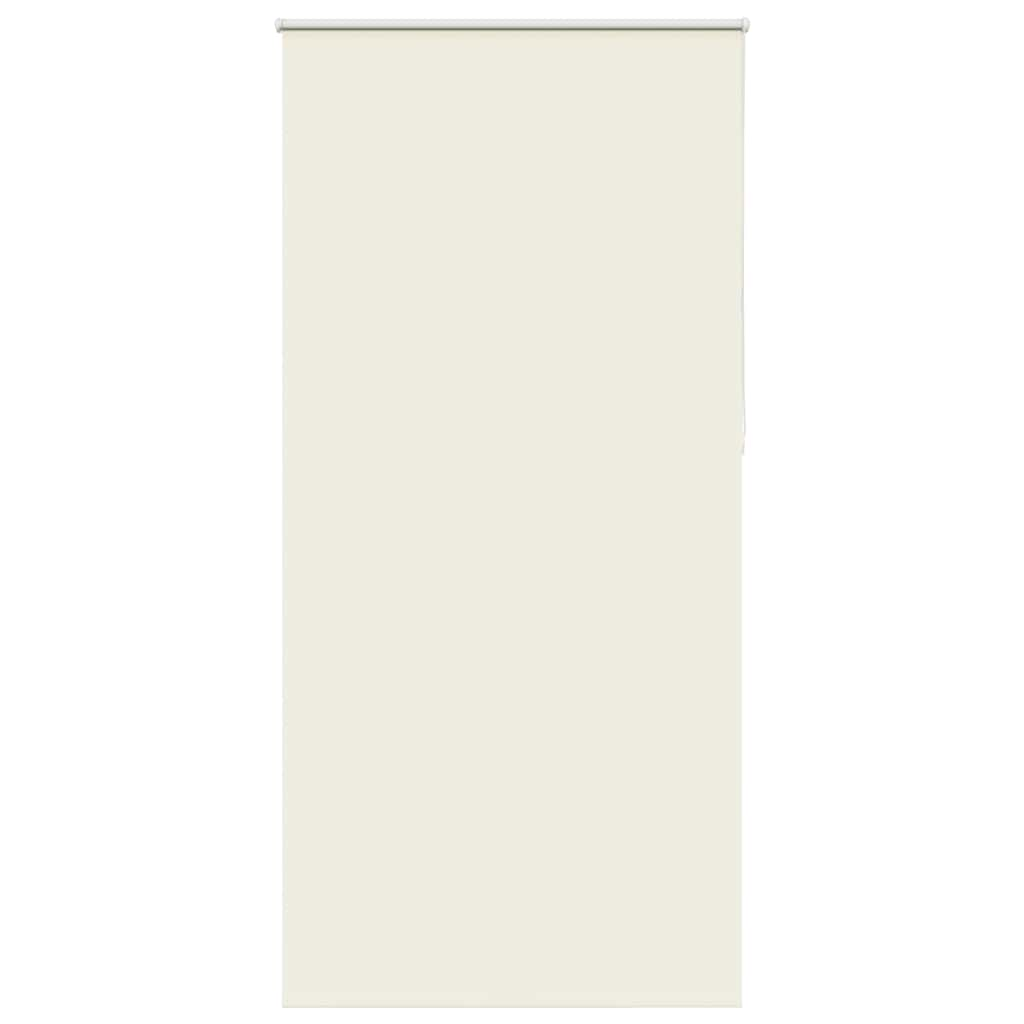 Roller Blind Blackout Off White 100x230 cm Fabric Width 95.7 cm Polyester