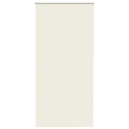 Roller Blind Blackout Off White 100x230 cm Fabric Width 95.7 cm Polyester