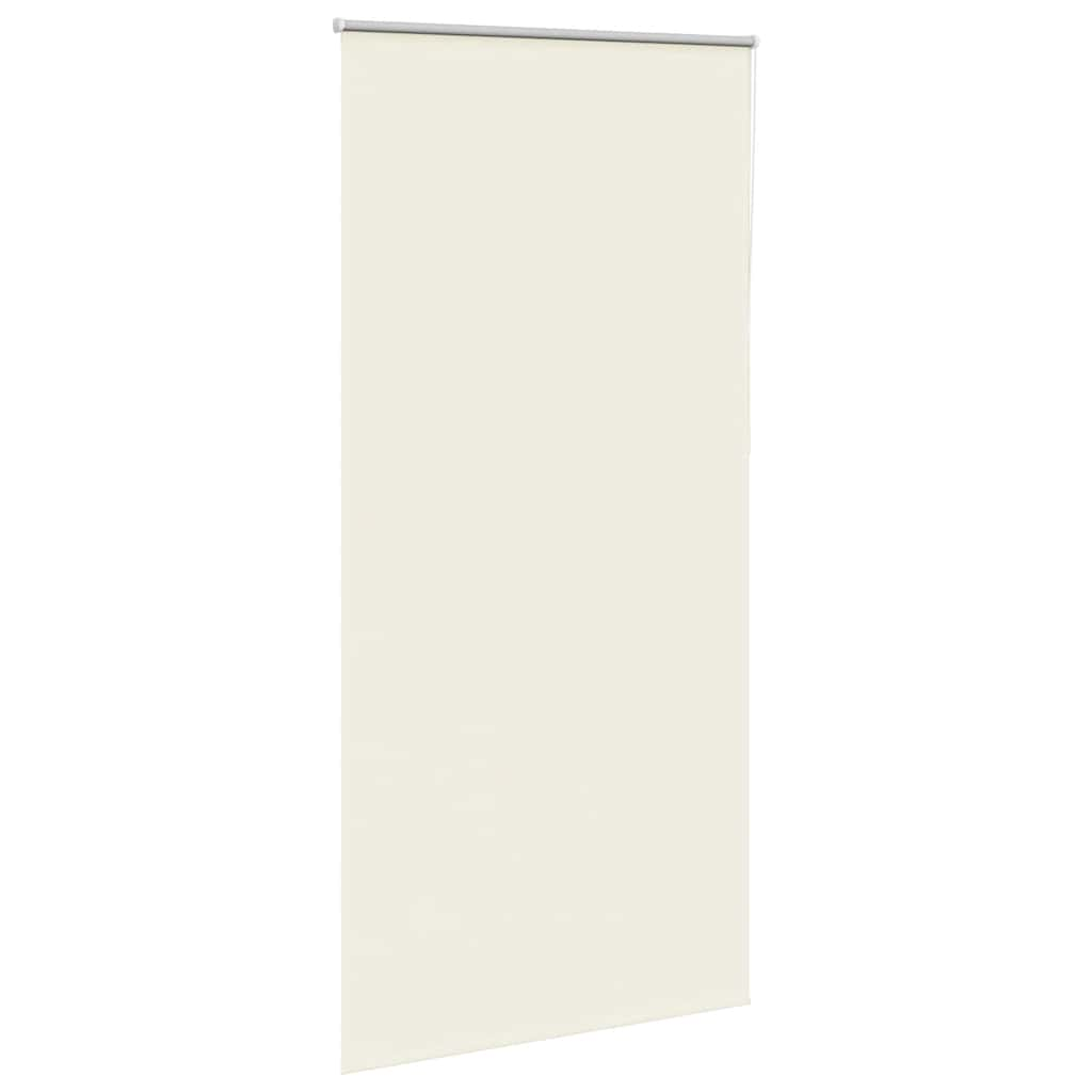 Roller Blind Blackout Off White 105x230 cm Fabric Width 100.7 cm Polyester