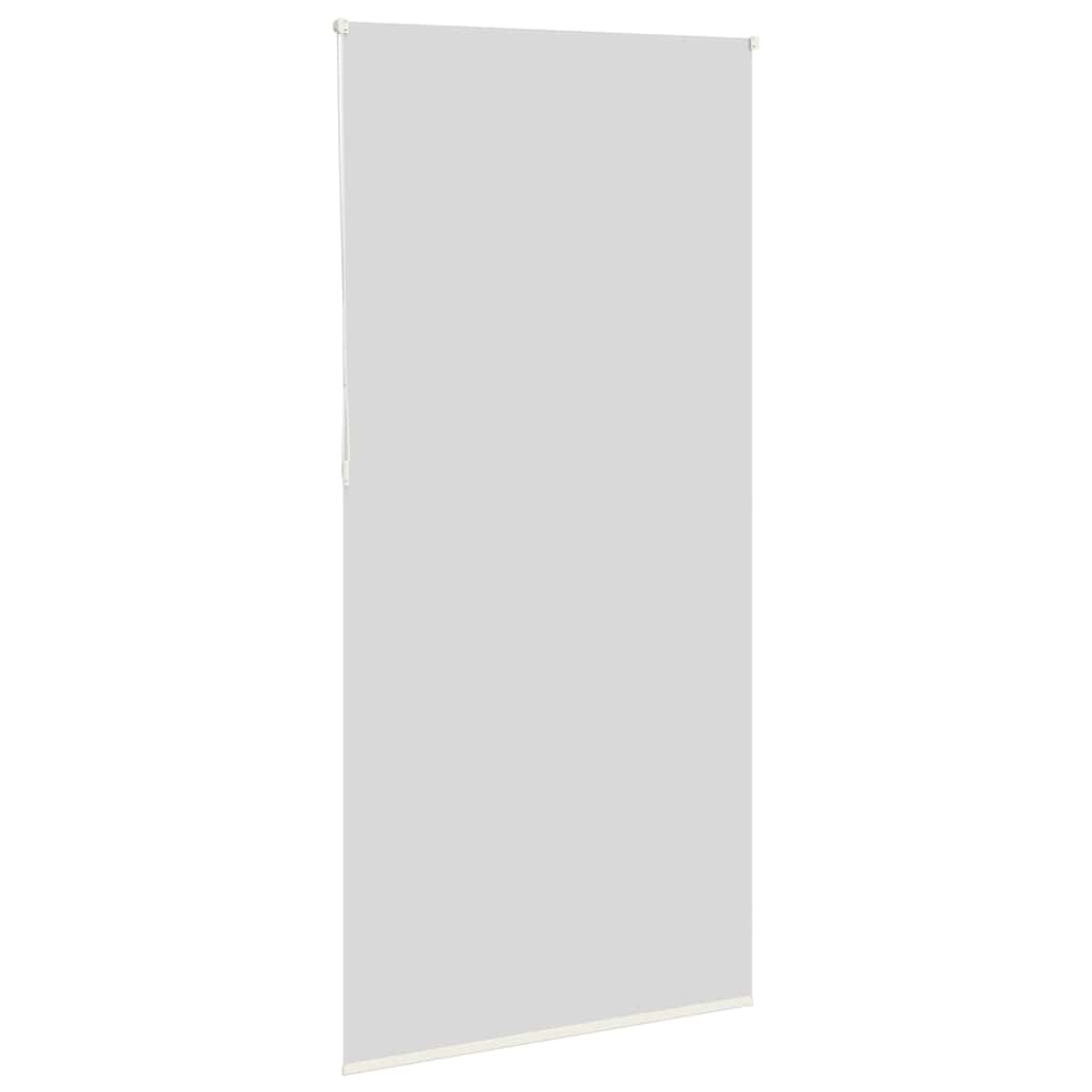 Roller Blind Blackout Off White 105x230 cm Fabric Width 100.7 cm Polyester